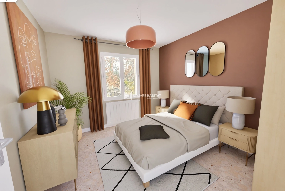 Maison à Apt de 155 m² avec jardin arboré et garage, quartier paisible 