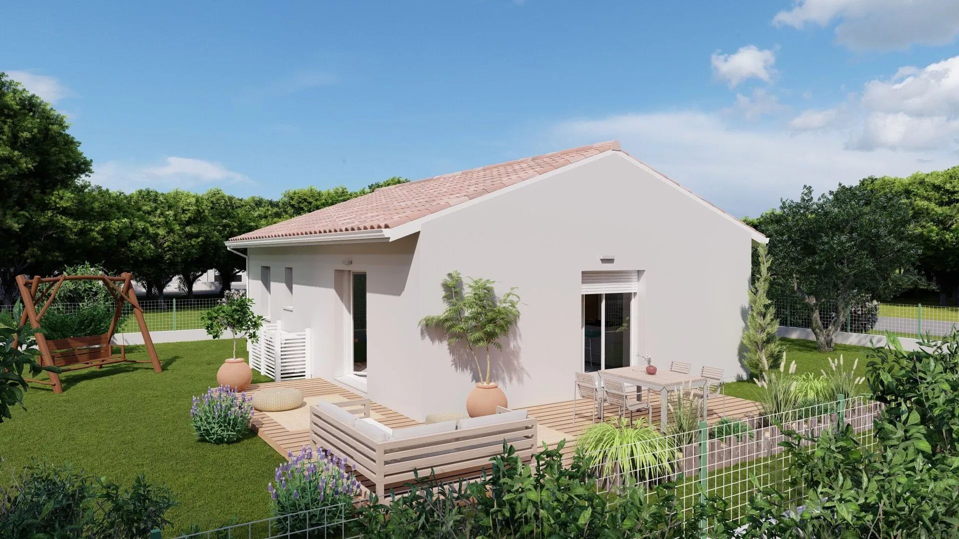 Maison neuve avec 2 chambres à Préchacq-les-Bains, proche Dax 