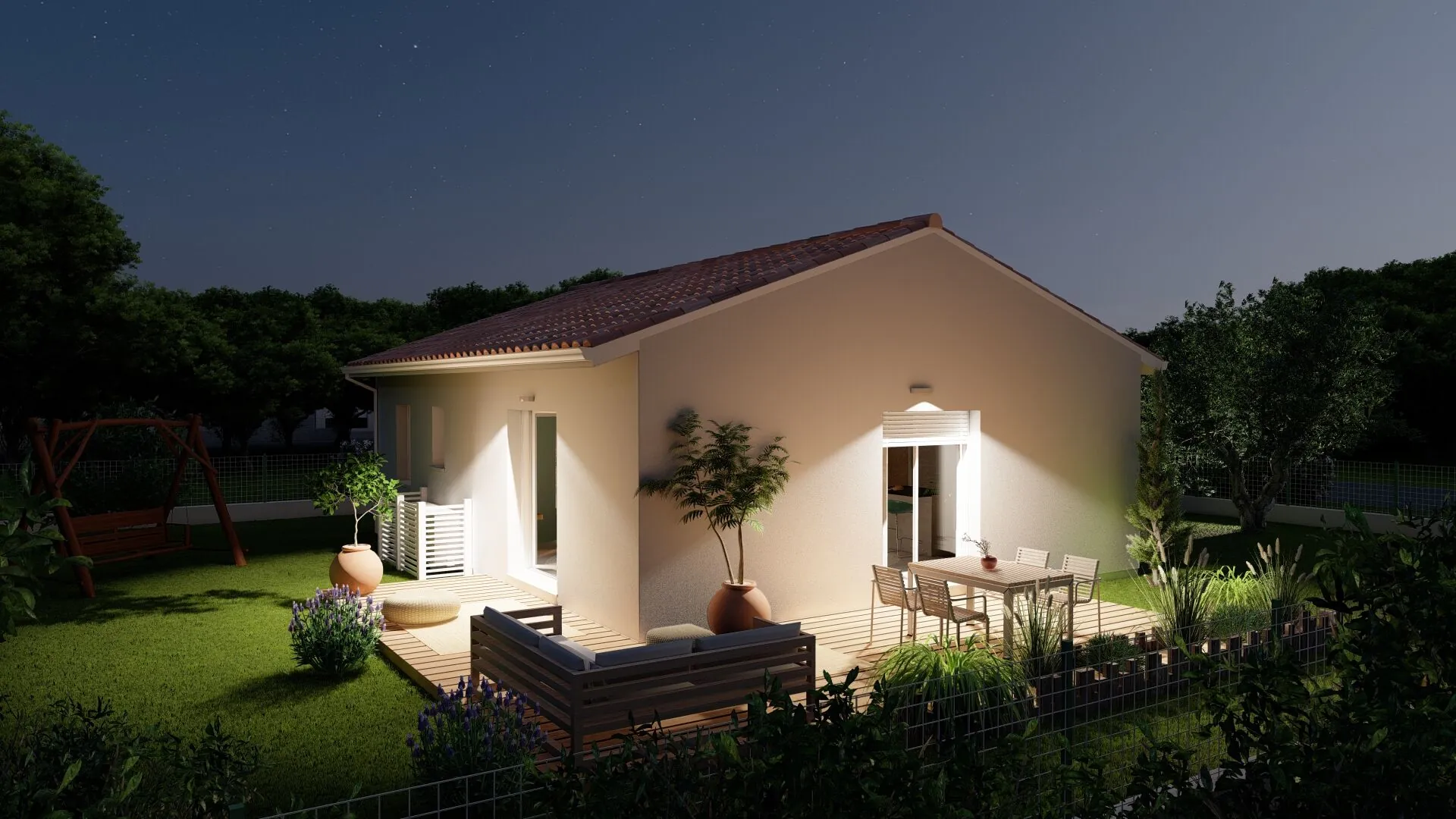 Maison neuve avec 2 chambres à Préchacq-les-Bains, proche Dax 