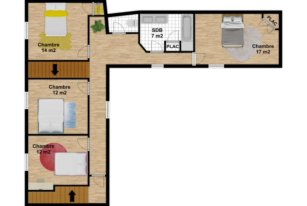 Maison en pierre de 160 m² à Lavoux – 5 chambres, garage, jardin, proche Poitiers 