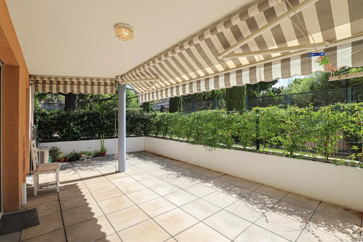 Appartement T3 en rez-de-jardin avec terrasse à Marseille – Résidence sécurisée 