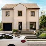 Maison neuve de 80 m² avec 3 chambres, garage et jardin à Houdan