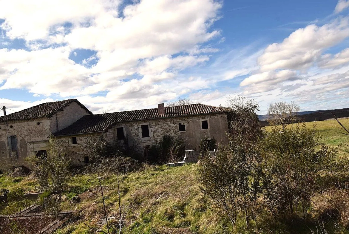 Ferme à rénover à 15 minutes d'Albi - 224 m² habitables, terrain de 3344 m² 