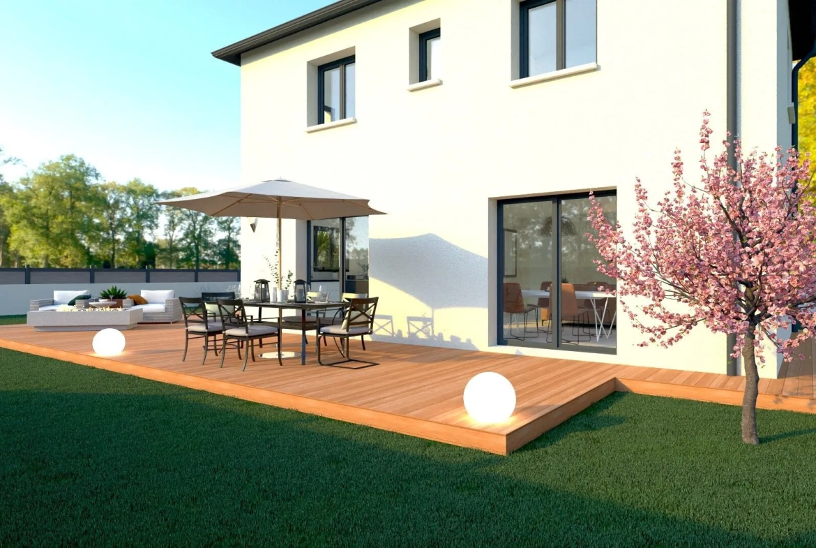 Maison neuve à construire à Le Chambon-Feugerolles avec 3 chambres et garage 