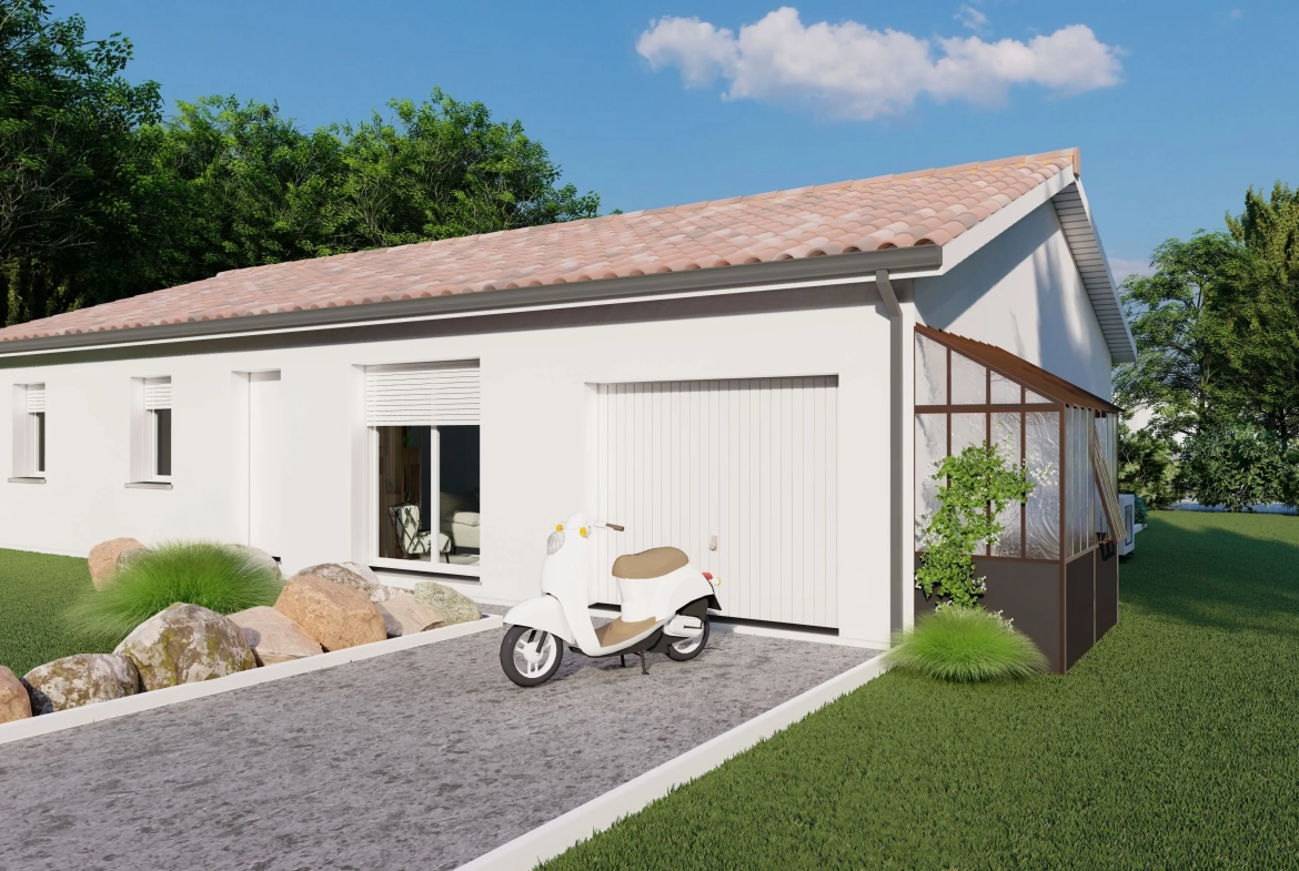 Maison neuve 3 chambres avec garage à Bosmie-l'Aiguille - Construction écologique 