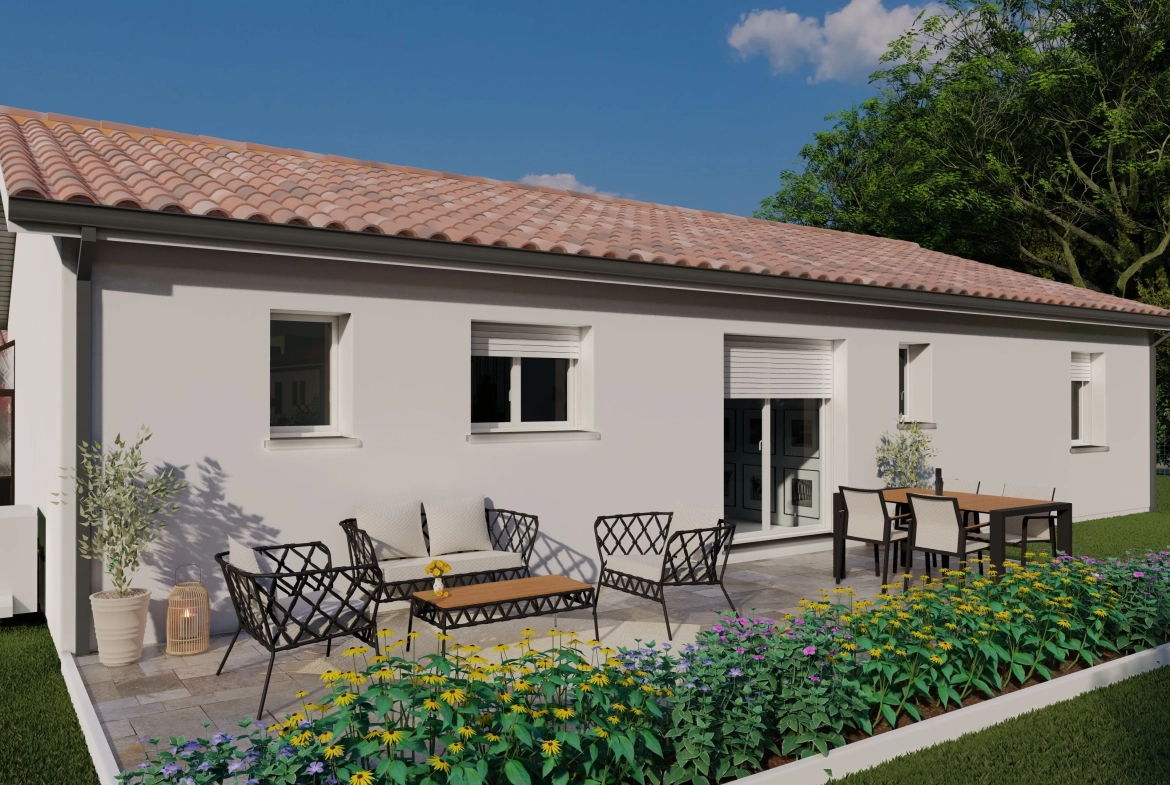 Maison neuve 3 chambres avec garage à Bosmie-l'Aiguille - Construction écologique 