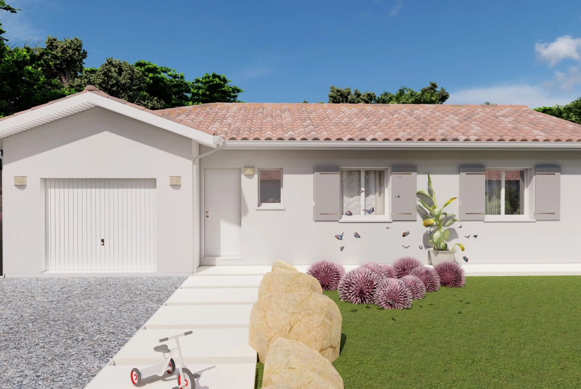 Maison landaise de 104 m² avec 3 chambres à Campet et Lamolère - À partir de 229 990 € 