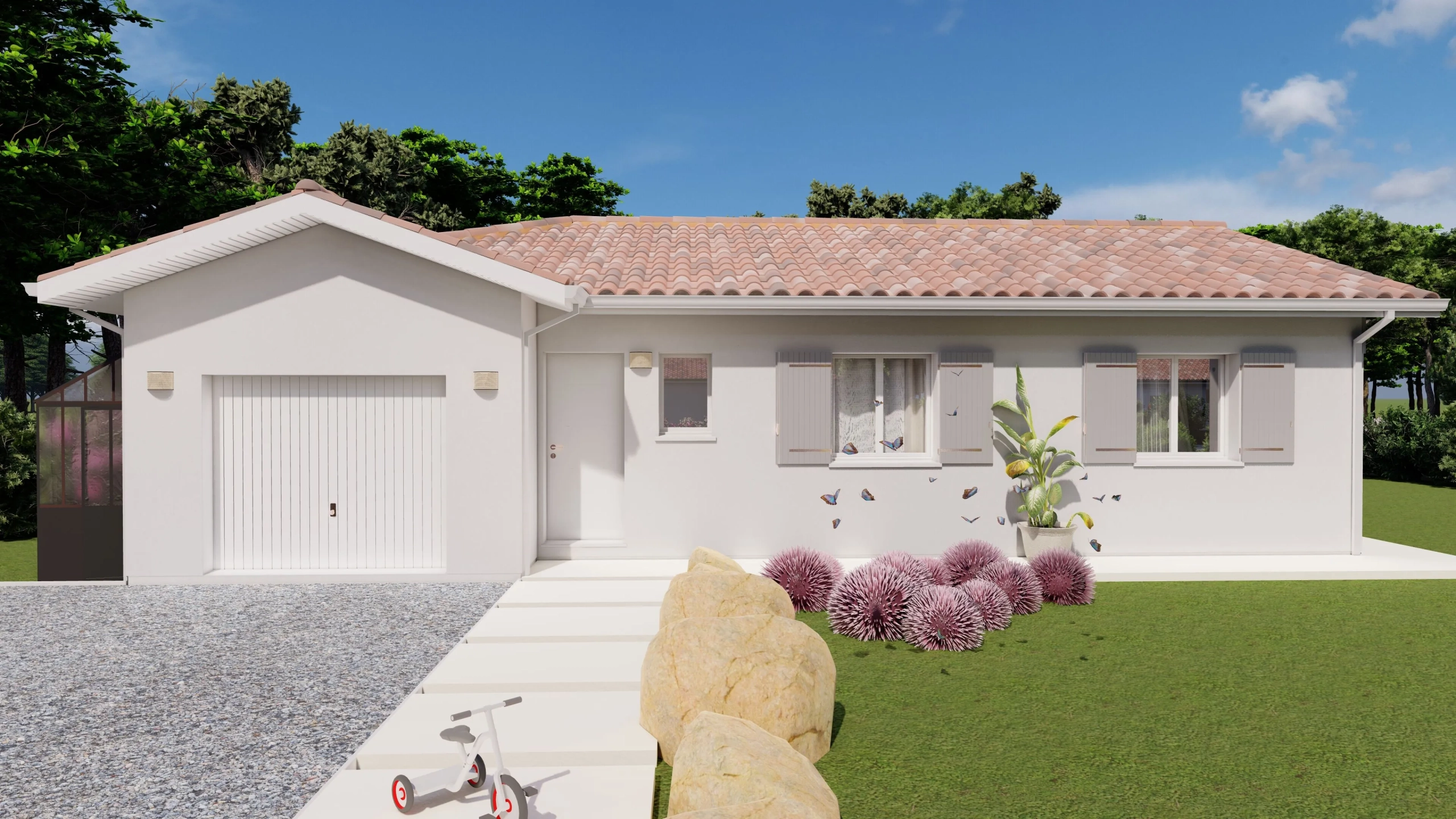 Maison landaise de 104 m² avec 3 chambres à Campet et Lamolère - À partir de 229 990 € 
