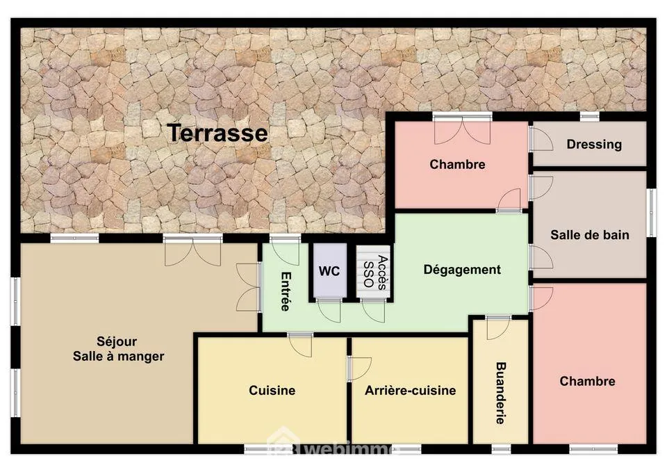 Maison de plain-pied à Vaux-sur-Vienne de 181 m² avec grand terrain 