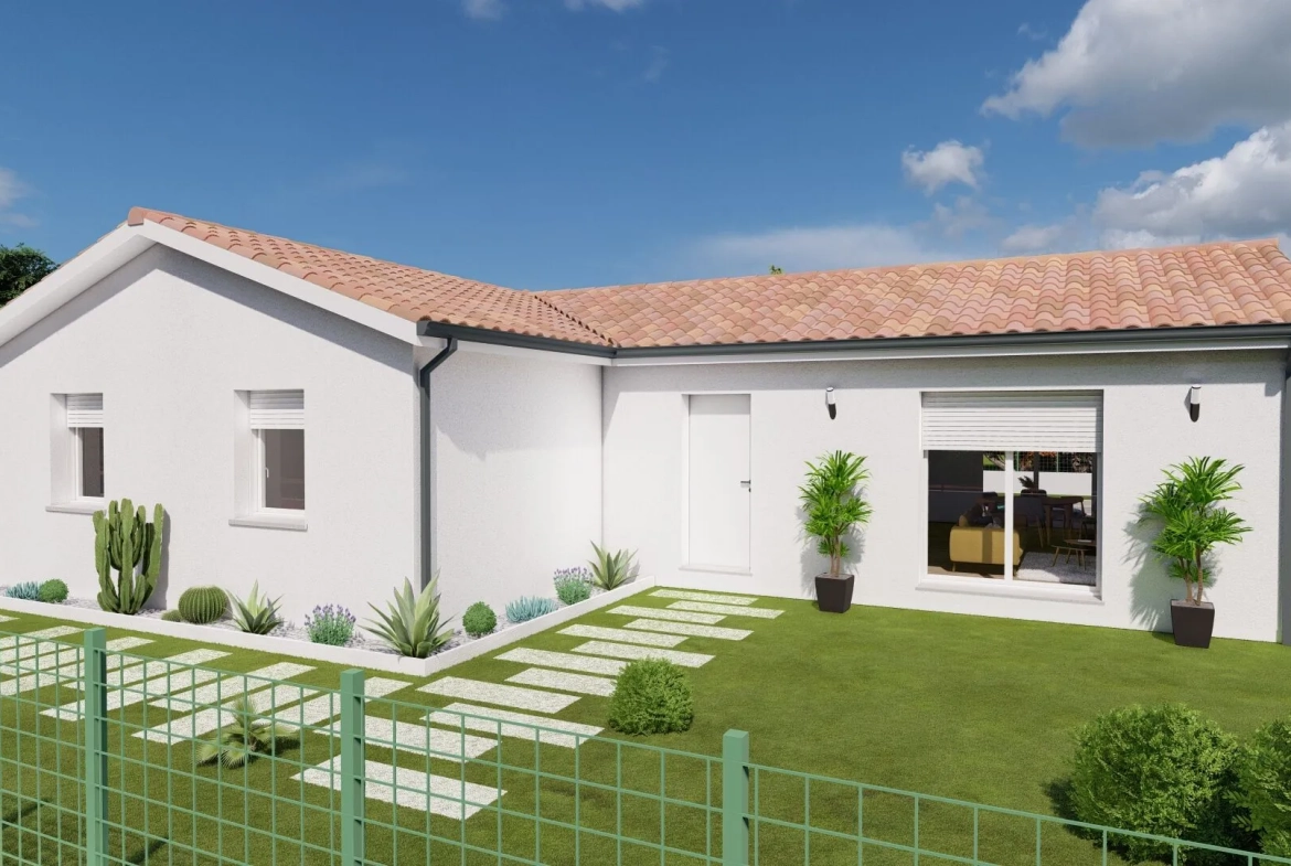 Maison familiale moderne avec 4 chambres à Estillac - Haute performance énergétique 