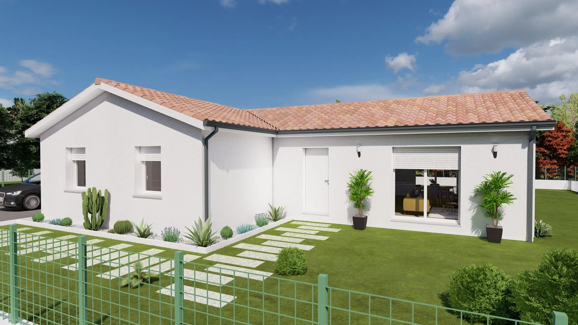 Maison familiale moderne avec 4 chambres à Estillac - Haute performance énergétique 