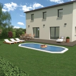 Maison neuve personnalisable de 90 m² à Unieux - Terrain de 343 m²