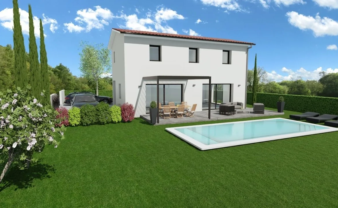 Maison neuve personnalisable de 90 m² à Unieux - Terrain de 343 m² 