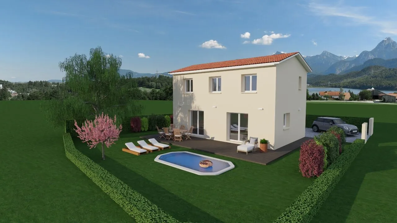 Maison neuve personnalisable de 90 m² à Unieux - Terrain de 343 m² 