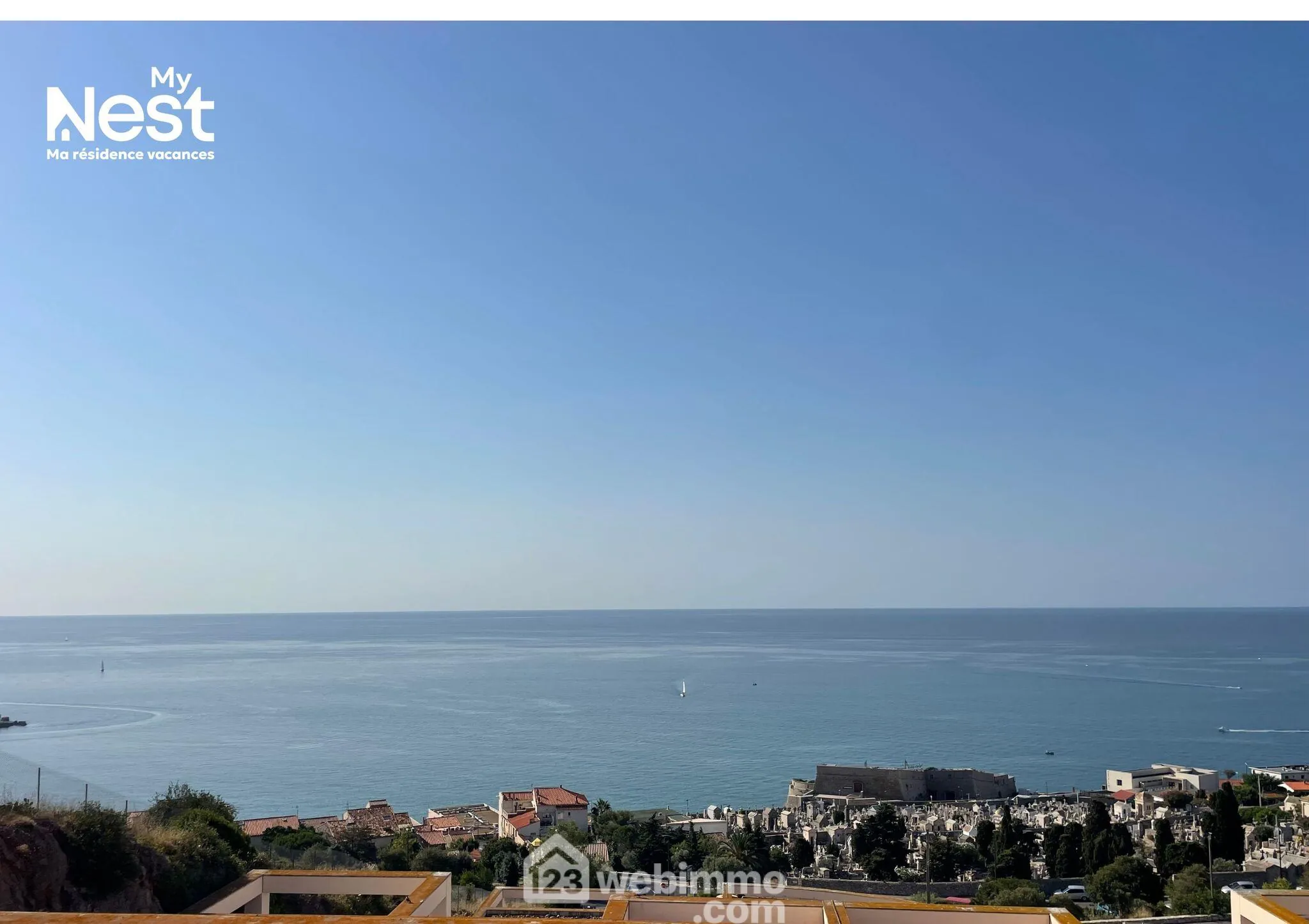 Appartement de 5 pièces avec vue mer à Sète - Résidence de standing avec piscine 