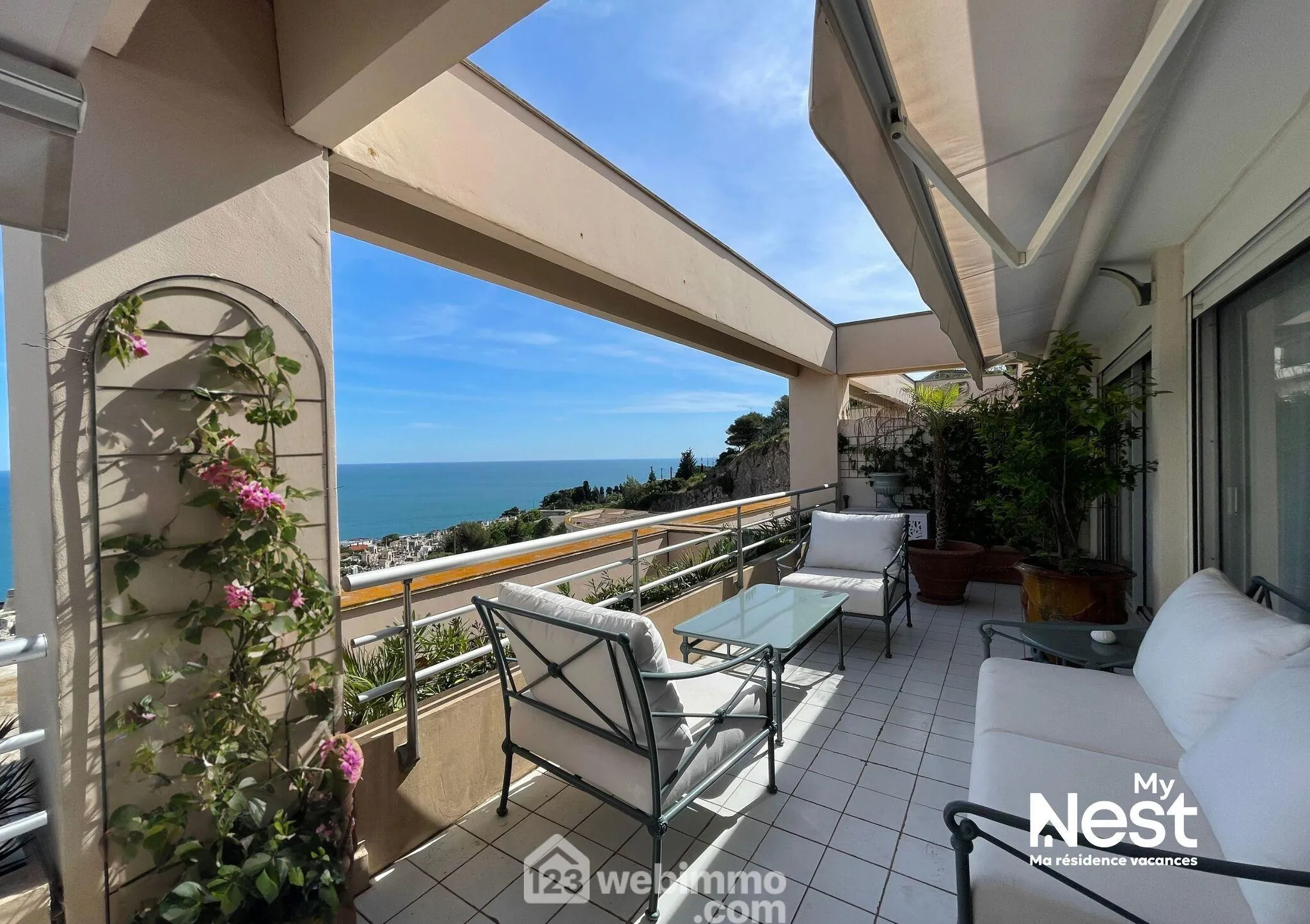 Appartement de 5 pièces avec vue mer à Sète - Résidence de standing avec piscine 