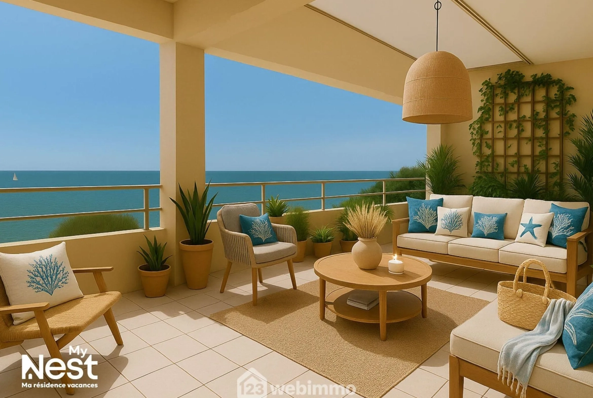 Appartement de 5 pièces avec vue mer à Sète - Résidence de standing avec piscine 