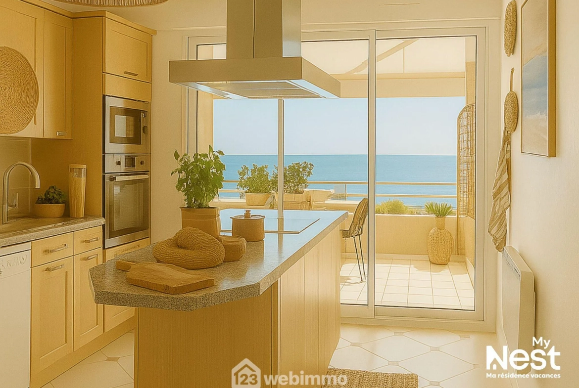 Appartement de 5 pièces avec vue mer à Sète - Résidence de standing avec piscine 