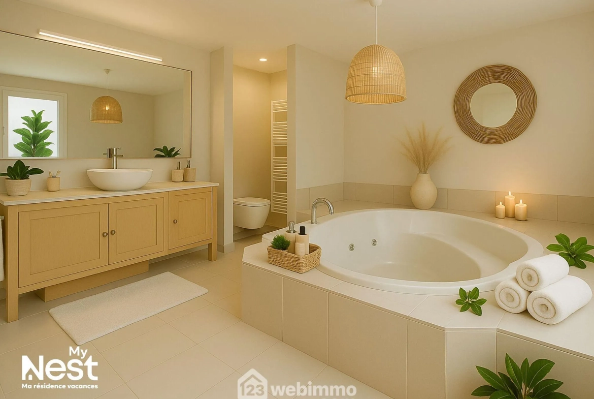 Appartement de 5 pièces avec vue mer à Sète - Résidence de standing avec piscine 