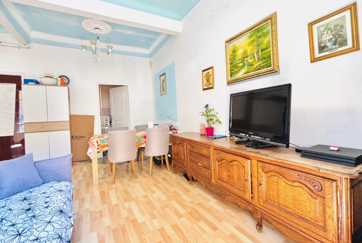 Appartement à vendre de 56,2 m² à Nice Riquier, idéalement situé et à rénover 