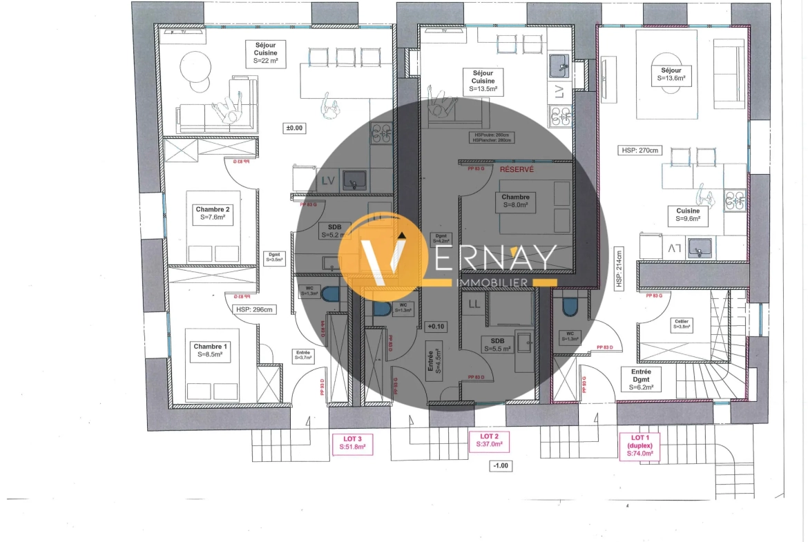 Appartement duplex avec parking à Septème - Investissement ou primo-achat 