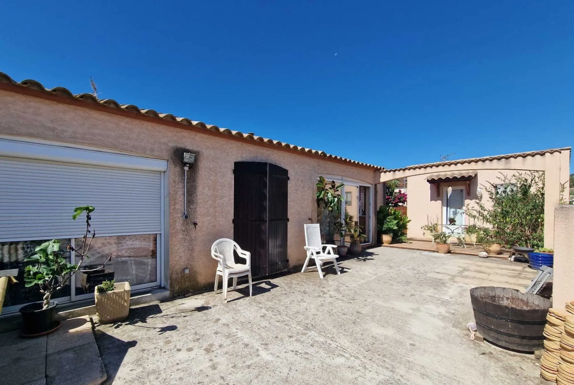 A vendre maison lumineuse de 145 m² avec studio et piscine à Lézignan-Corbières 