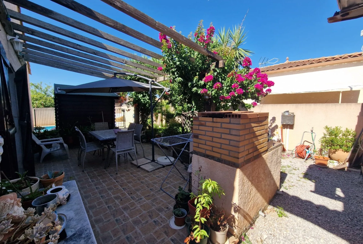A vendre maison lumineuse de 145 m² avec studio et piscine à Lézignan-Corbières 