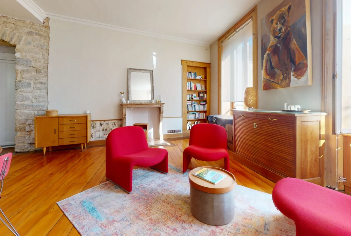 Bel appartement traversant de 60 m² à Besançon dans le quartier des Chaprais 