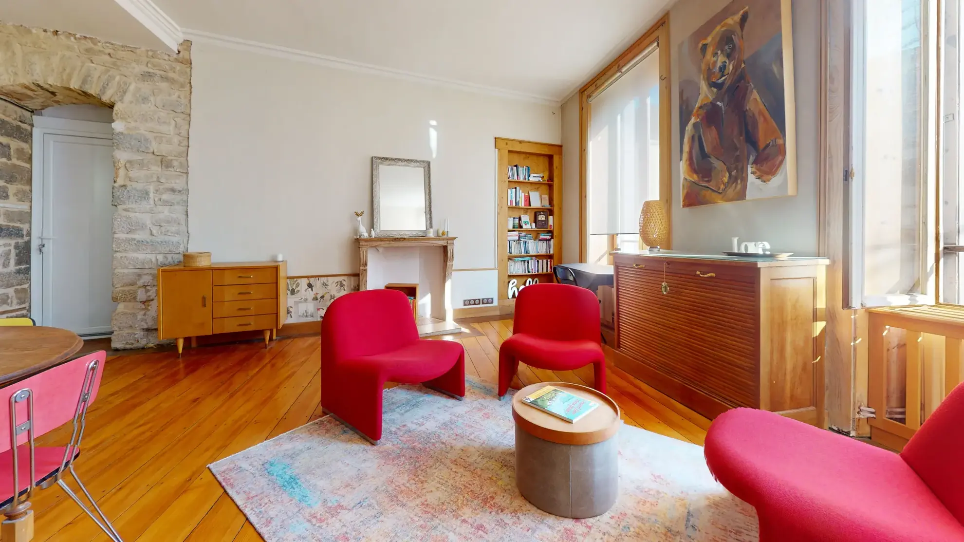 Bel appartement traversant de 60 m² à Besançon dans le quartier des Chaprais 