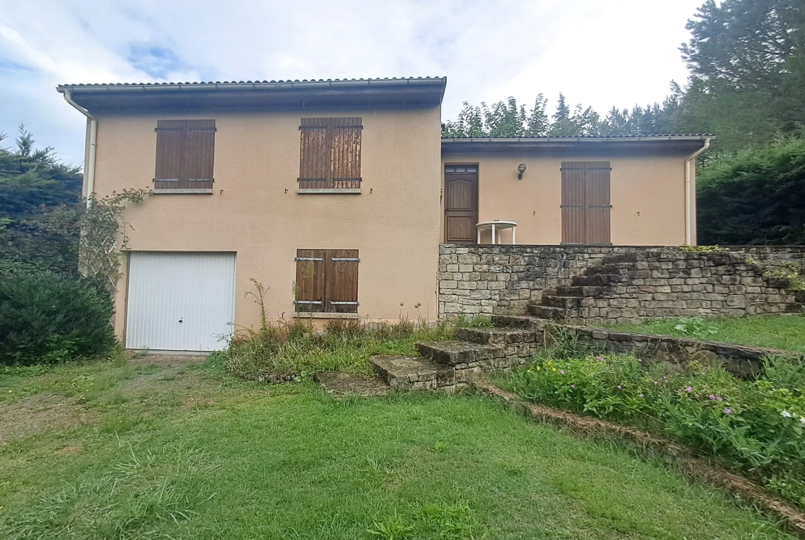 Maison de 83 m² à Rivière-sur-Tarn avec garage et cave, proche Millau 