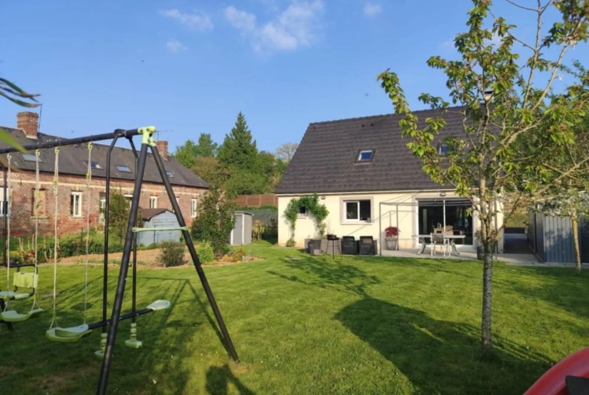 Maison individuelle récente avec garage et jardin à Morcourt 