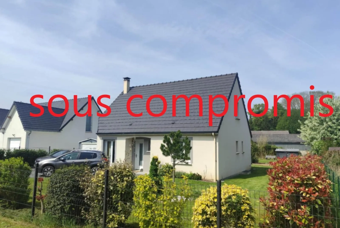 Maison individuelle récente avec garage et jardin à Morcourt 