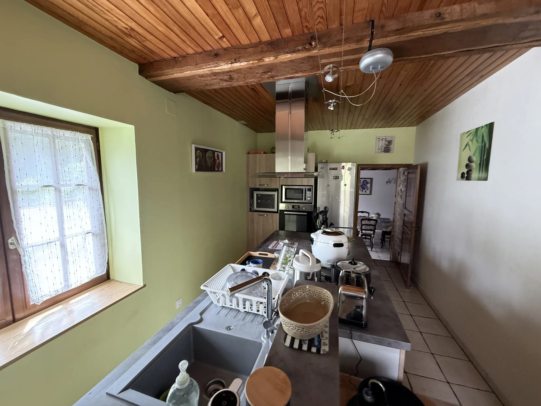Maison en pierre de 142 m² à Saint Pierre des Nids avec terrain et garage 