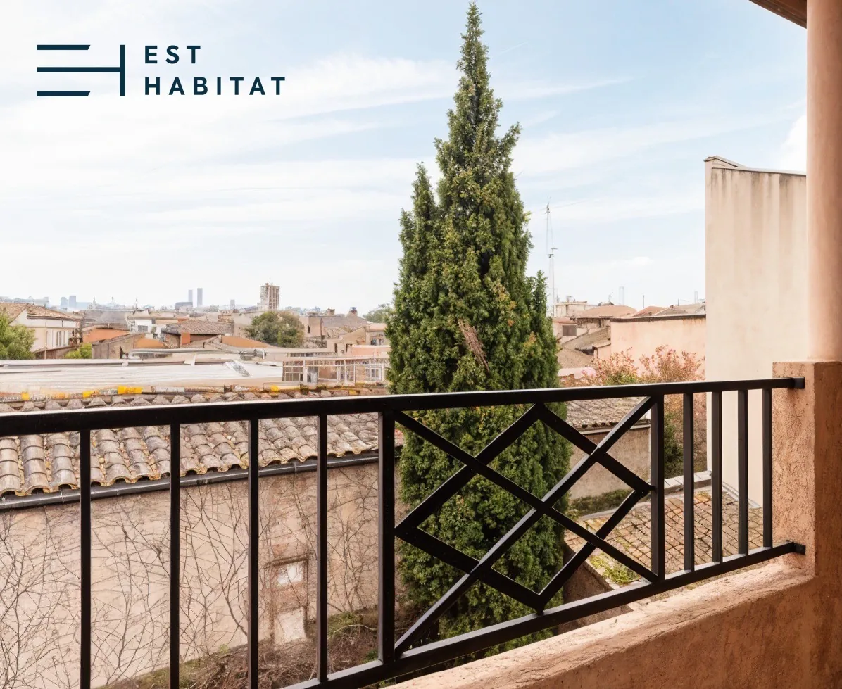 Appartement T2 duplex à Toulouse Saint-Sernin avec balcon et parking en vente 