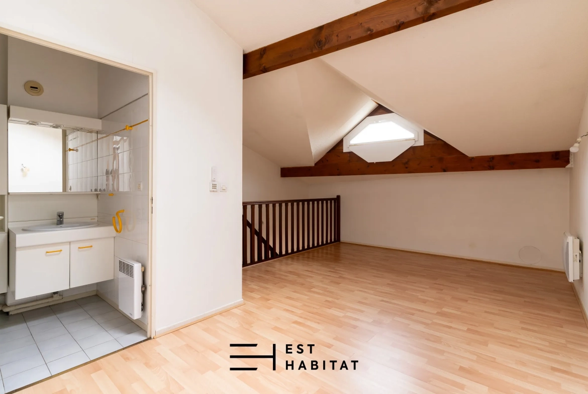 Appartement T2 duplex à Toulouse Saint-Sernin avec balcon et parking en vente 