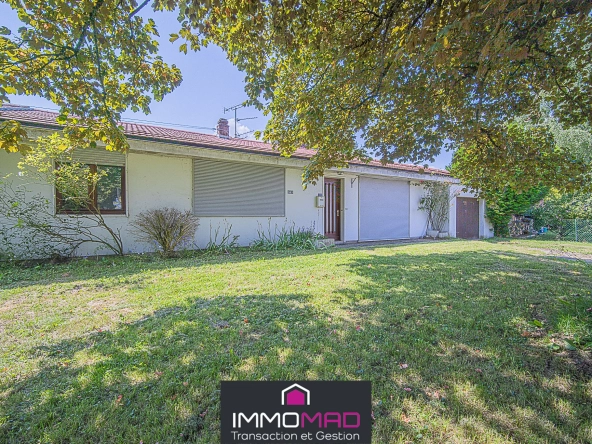 Maison de plain-pied à Verdun de 95 m² avec jardin et garage
