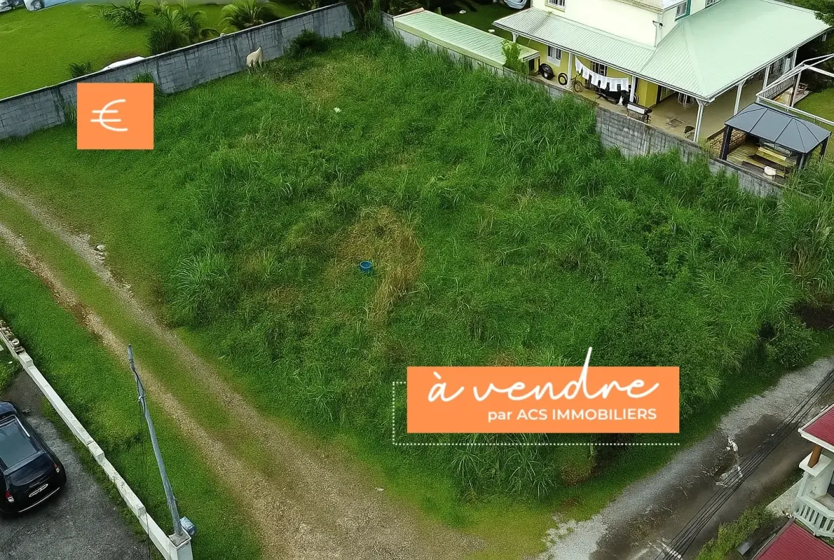 Terrain à bâtir de 586 m2 à SAINTE MARIE - Investissement ou résidence principale 