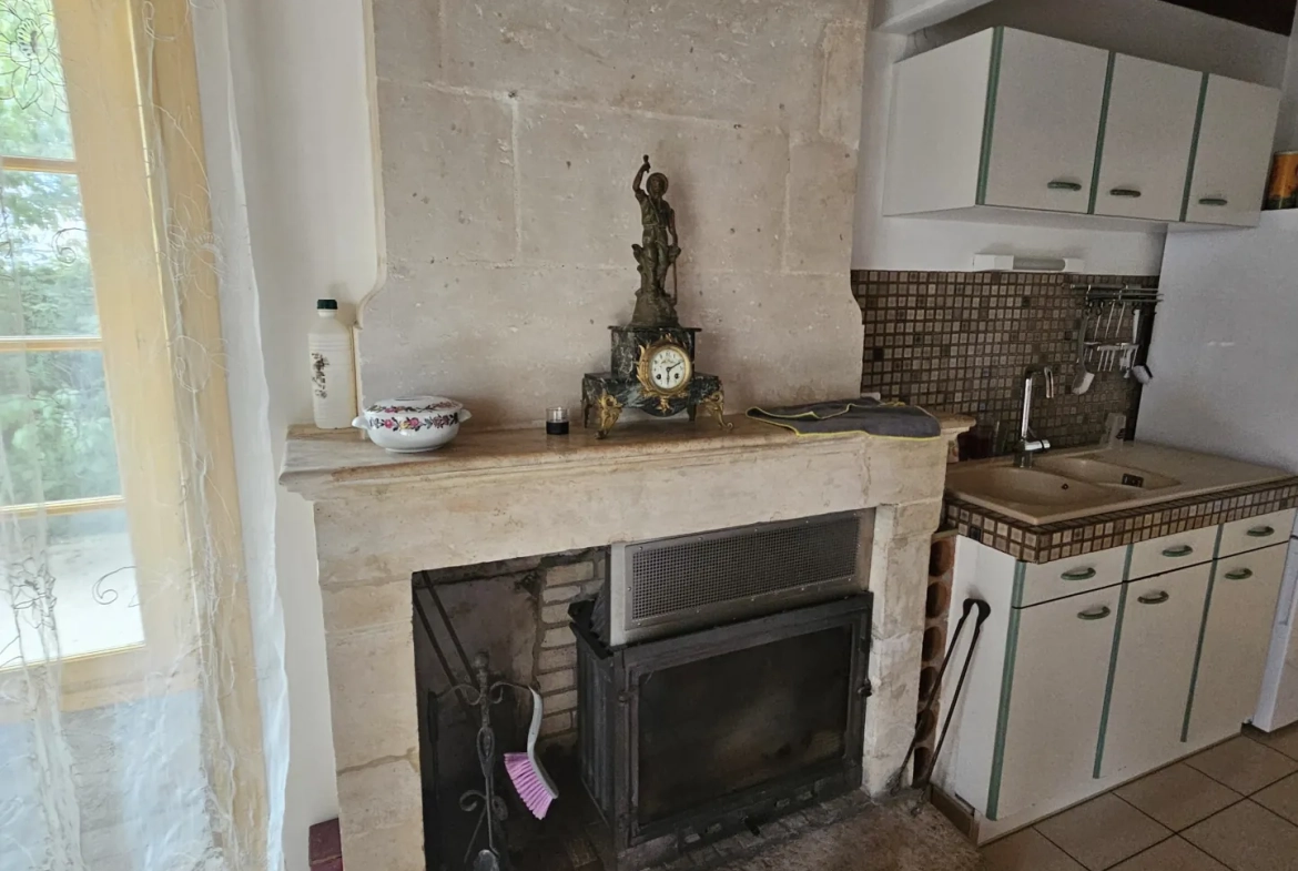 Belle maison en pierre avec vue sur le Marais Poitevin et accès à la conche, 5 chambres, jardin et garage 
