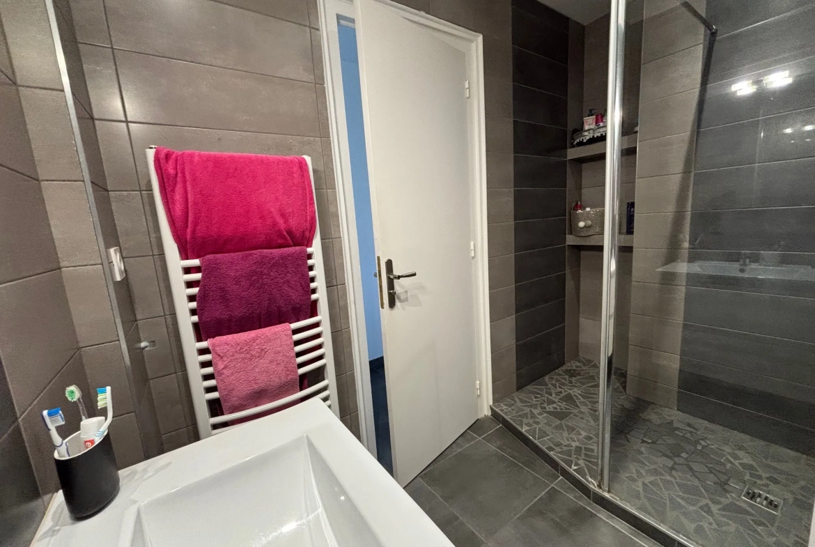 Appartement T4 rénové de 77,01 m² avec balcon à Saint-Étienne 