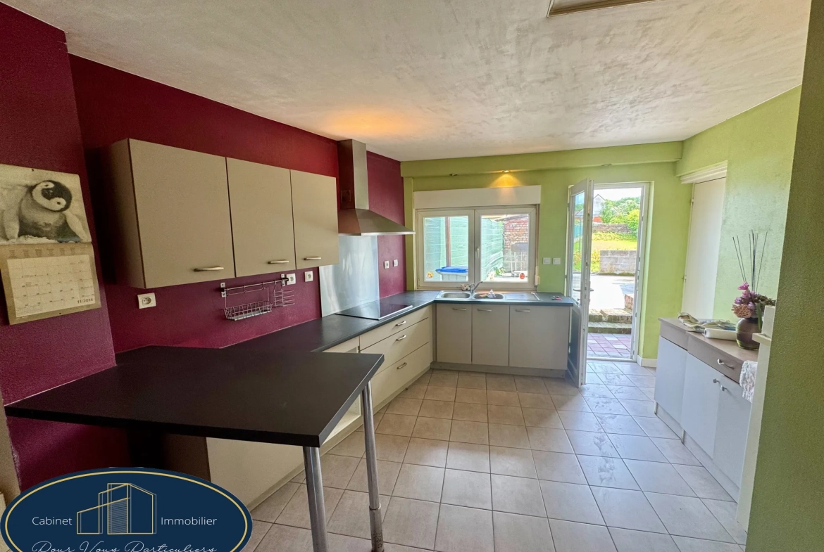 Maison mitoyenne de 86 m² à Aniche avec jardin et dépendances 