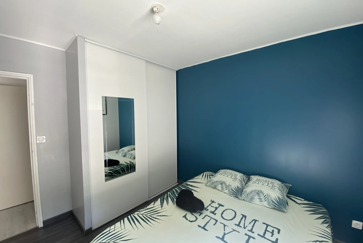 Appartement F4 lumineux avec balcons dans résidence sécurisée à Saint-Étienne 