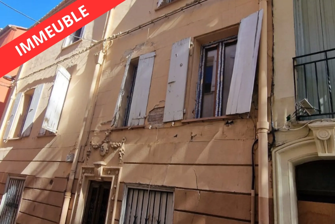Investissement immobilier à Perpignan - Immeuble de rapport avec 8 lots 