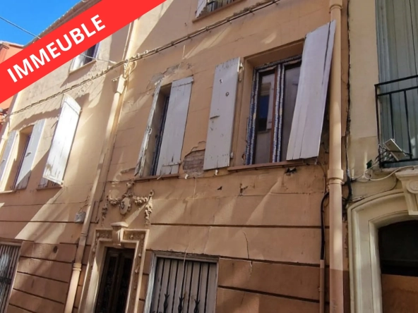 Investissement immobilier à Perpignan - Immeuble de rapport avec 8 lots