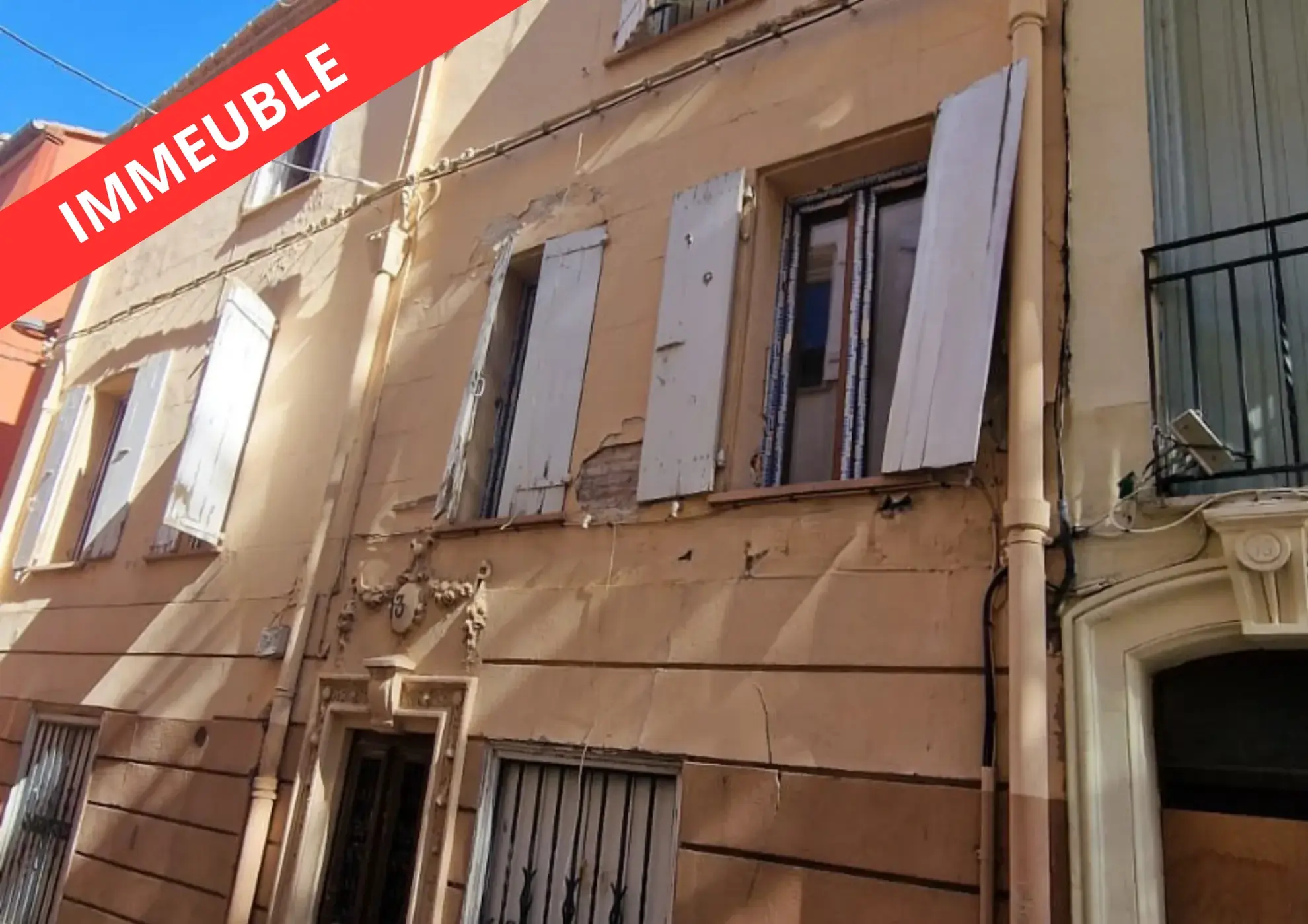 Investissement immobilier à Perpignan - Immeuble de rapport avec 8 lots 