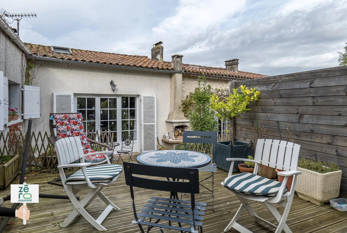 Longère à vendre à Barzan - Charmante maison de campagne avec terrain de 778 m² 
