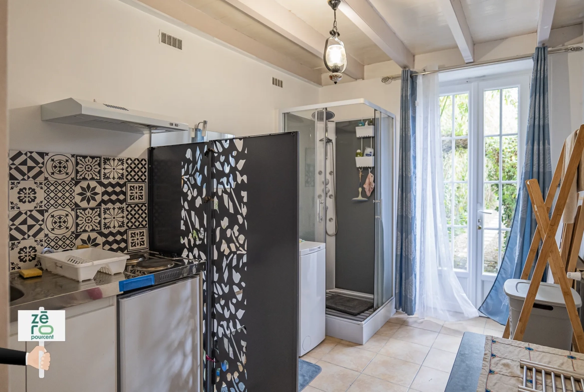 Longère à vendre à Barzan - Charmante maison de campagne avec terrain de 778 m² 