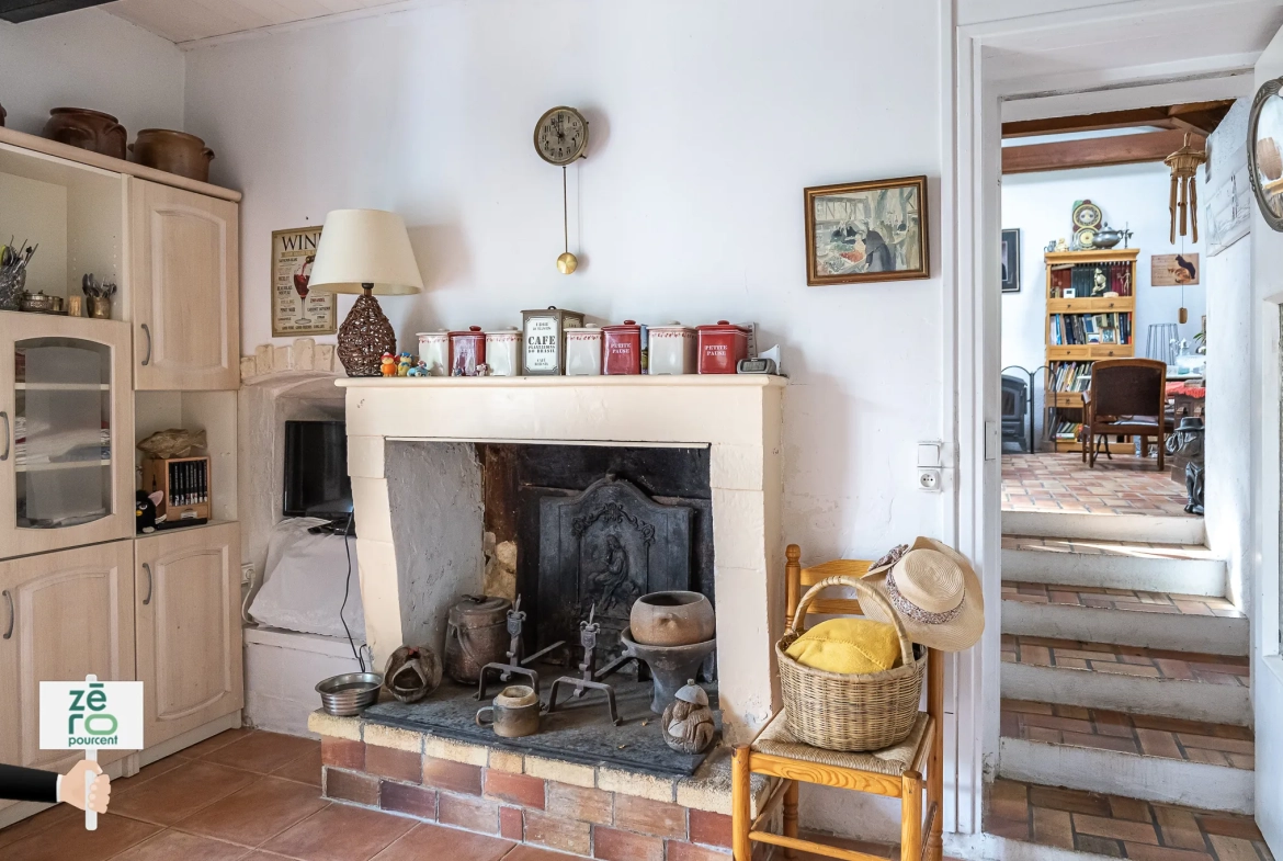 Longère à vendre à Barzan - Charmante maison de campagne avec terrain de 778 m² 