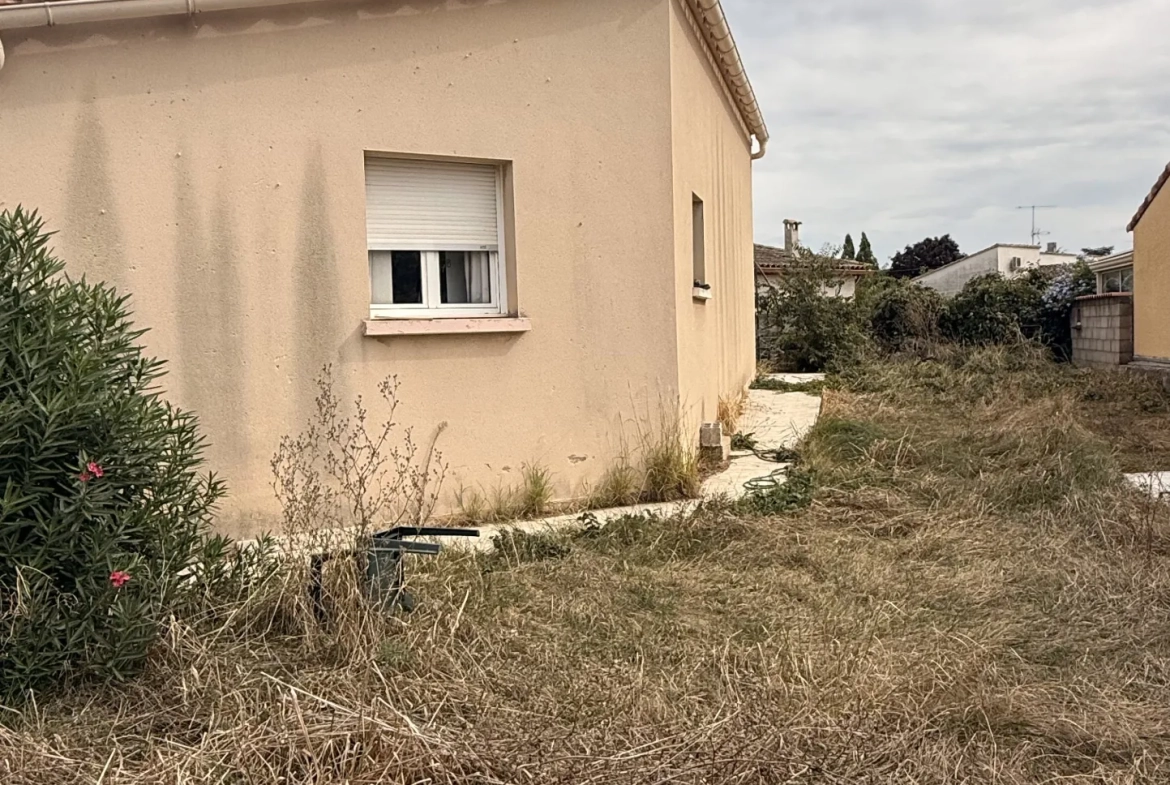 Charmante villa à rénover de 90m² à Lunel Nord, proche toutes commodités 