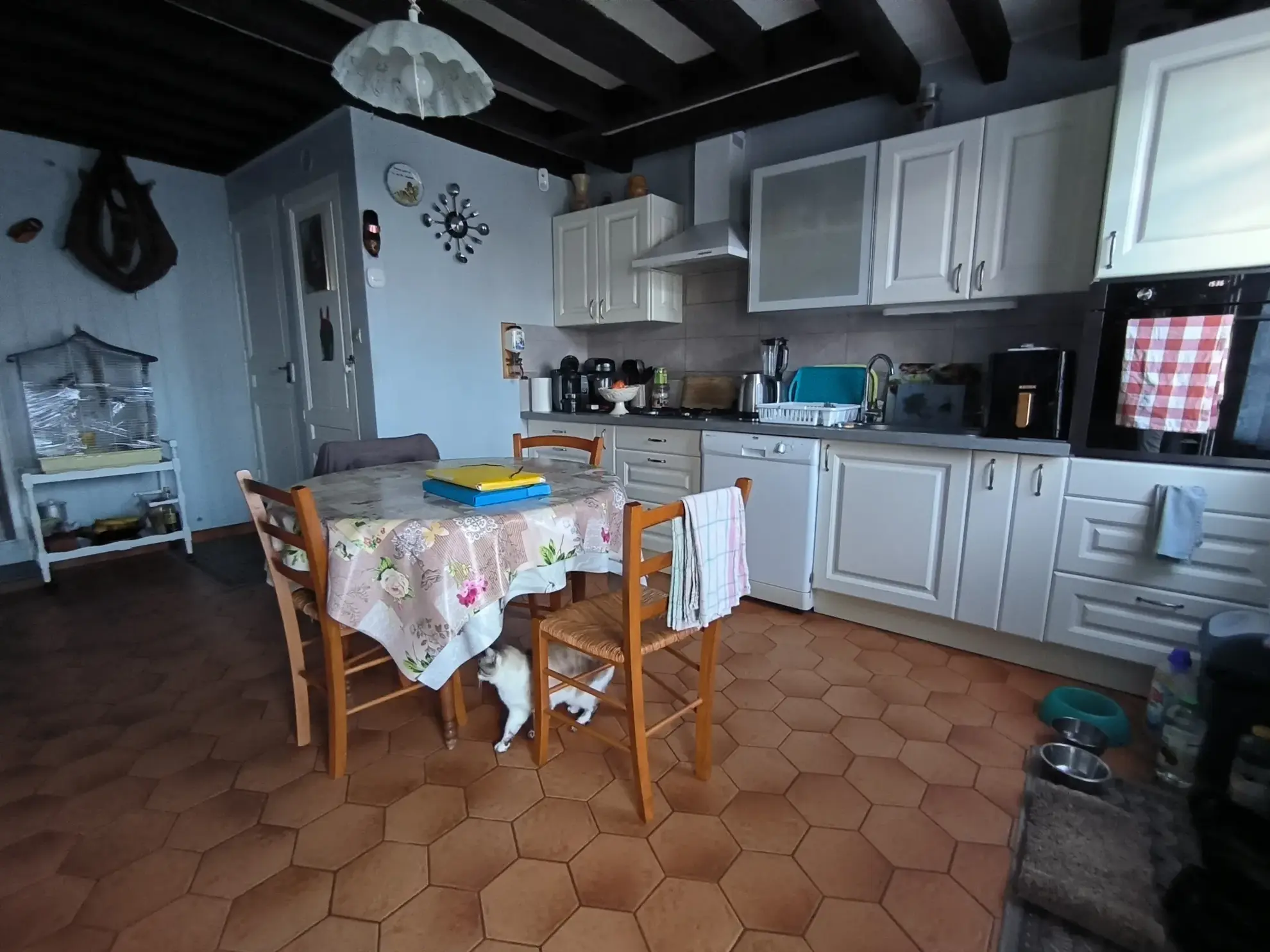 Maison à vendre à Orival en viager occupé avec jardin et grands espaces 