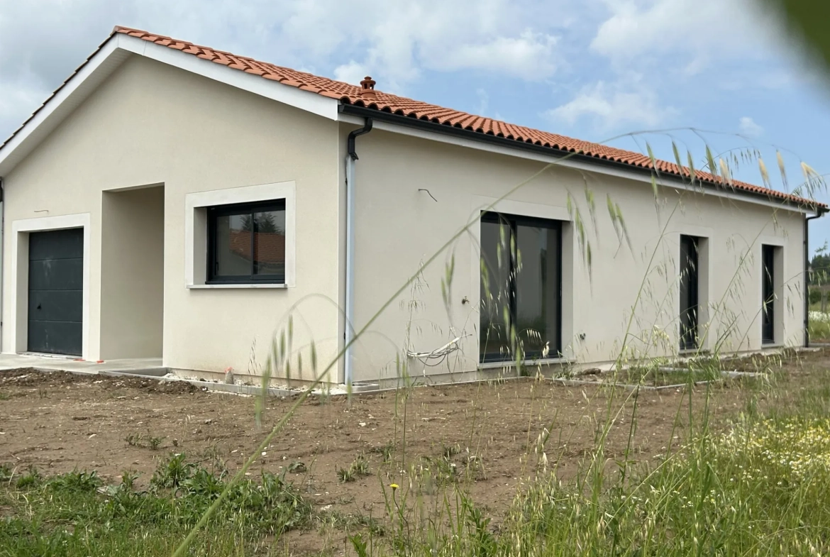 Maison neuve à vendre à Ste Bazeille - 3 chambres, jardin, proche commerces 